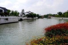 苏州古运河古城水上游-苏州古运河沿河风光