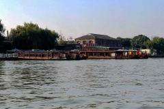 苏州古运河古城水上游-苏州古运河河边码头